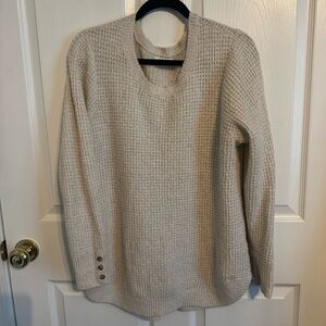 Oatmeal sweater